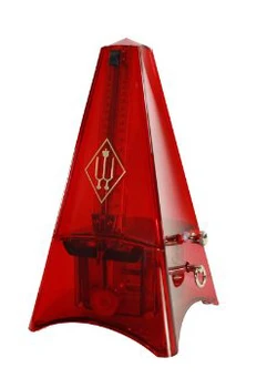 

846241tl Tower-line metronome mechanical, plastic, red, Wittner