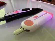 Scissors Nail-Cutter Professional Claw-Toe LED Pet-Dog-Cat Clea Stainless-Steel Safety