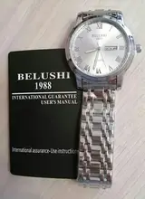 BELUSHI-reloj analógico impermeable de acero inoxidable para hombre, cronógrafo de cuarzo, de negocios, a la moda, nuevo, 2021