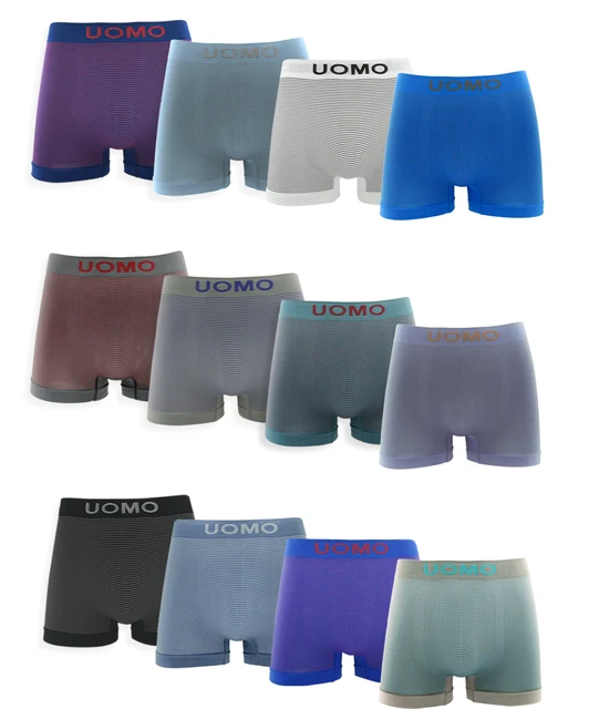 Channo Pack 12-męskie bokserki Lycra bezszwowe miękkie i wygodne 1