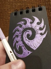 Rotulador metálico STA de 10 colores para manualidades, álbumes de recortes, pincel para hacer tarjetas, rotulador artístico de cabeza redonda, papelería para dibujar, suministros de oficina