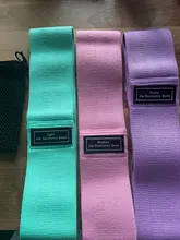 Bandas de resistencia de cuerda de Pilates de colores para deportes, tela de Crossfit, juego de bandas de resistencia para gimnasio, botín, cadera, goma de Fitness de fuerza