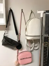 Mop-Hooks Towel Wall-Hangers Bathroom-Accessories Self-Adhesive Bedroom Stainless-Steel