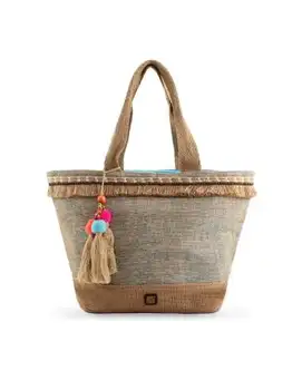 

Raffia handbag carrycot Savina of EFERRI