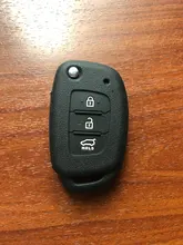 Funda de silicona para llave de coche, funda para Hyundai Tucson Sonata Ix35 Ix25 I20 Creta Santa Fe GLS SPORT Elantra Reina, funda Fob