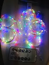 Light USB Window-String-Lights Led Curtain Remote-Control Party-Decoration Fairy-Christmas-Garland