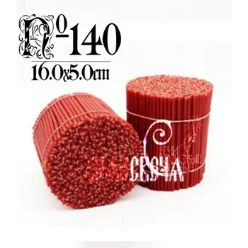 

Red wax candle #140 (2 kg) 700 PCs