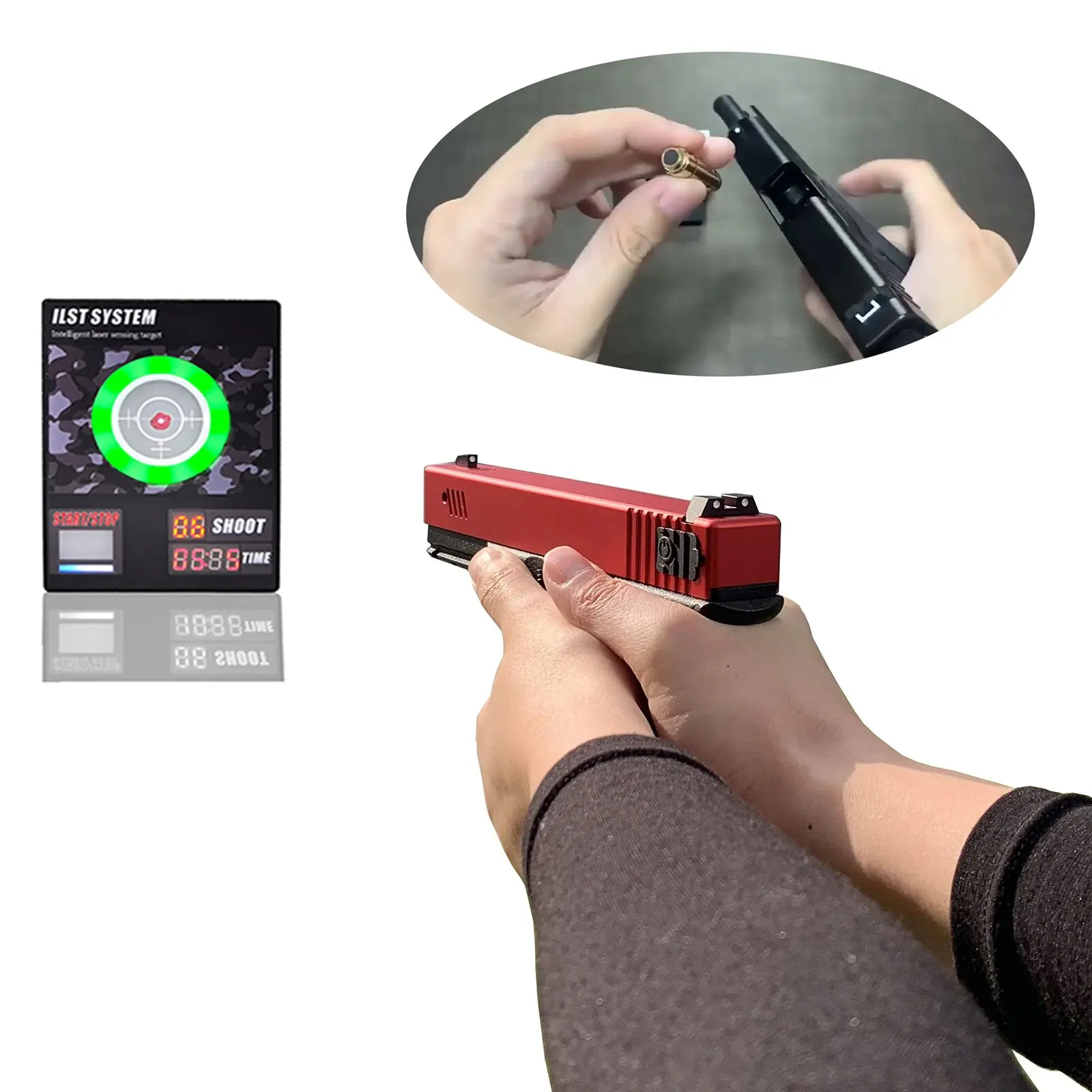 Laser Training Dry Fire Electron Recoil Simulator Professional Shooter Veterans Professional Shooter Training Safe, Effective