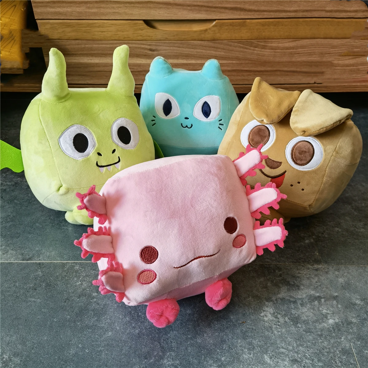 Pet Simulator X Huge Cat Huge Dog Huge Dragon Big Games Axolotl Plush