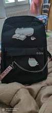 Mochilas de estudiante de dibujos animados para niñas, bolso escolar transpirable con cadena de gran capacidad de carga USB