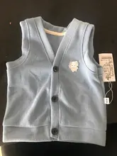 Girls Vest Sweater Cardigan Baby Boys Kids Children Sleeveless Warm Autumn Cotton Jacket