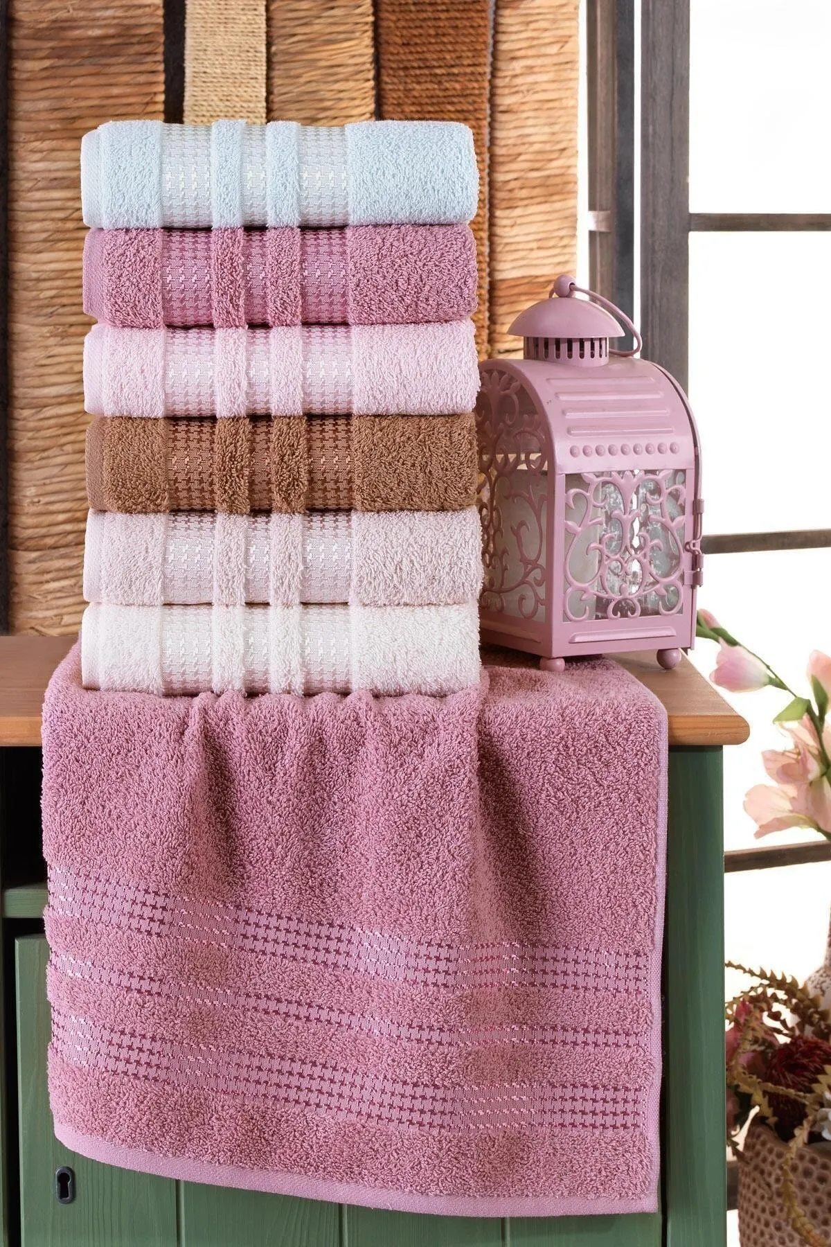 Bath Towels 6 Pcs 50x90 cm Soft and Absorbent Premium Quality Perfect