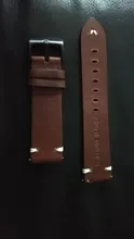 Correa de cuero de vaca para reloj Gear S3, correa de reloj de 18mm, 20mm, 22mm, color rojo y marrón, hecho a mano con cera de aceite, de cuero genuino, de liberación rápida