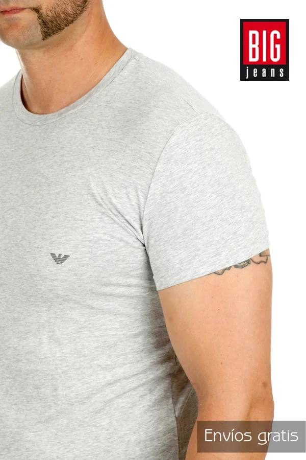 Emporium Armani Undershirt Casual Round neck collar T-shirt Casual Men Male Linnen's men Brand cotton 111035 CC729