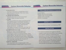 Sensor de CO Gas independiente fotoeléctrico LCD, alarma de envenenamiento por monóxido de carbono, Detector de CO inalámbrico, alarma de voz para el hogar, AL616