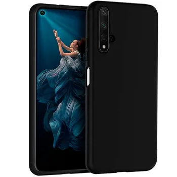 

Stand case for Huawei Nova 5 Silicone T Black