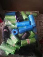 40 rollos/paquete perro Bolsa para popó de basura limpia bolsas de gato para gato mascotas de recogida de residuos de perro para exterior caca limpieza recoger bolsas