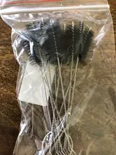 Paquete de 10 Uds aguja aerógrafo Spray boquilla tatuaje cepillo de limpieza