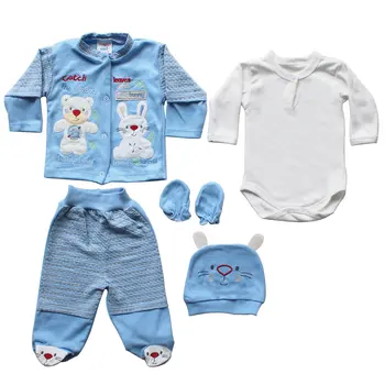 

Catch Leaves Blue 5 Piece Baby Suit