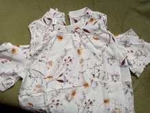 Estilo de Verano 2017 camisa Floral para mujer elegante hombros al descubierto Blusas gasa Blusas Mujer Ete de talla grande Mujer Tops