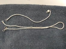 DOTEFFIL-collar de cadena de serpiente para mujer y hombre, de Plata de Ley 925 sólida, 18/20/24 pulgadas, conjuntos de marca, joyería con encanto