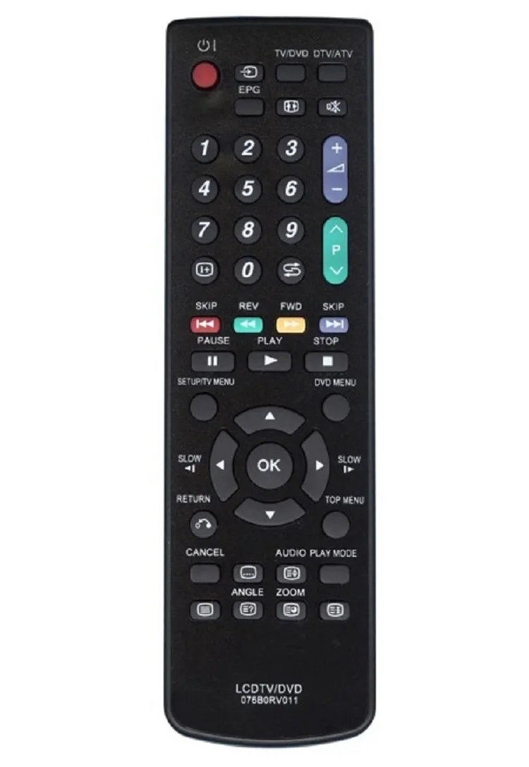 Пульт ДУ Huayu для SHARP 076B0RV011 ДЛЯ TV+DVD | Электроника
