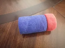 Vendaje elástico autoadhesivo para uso médico, cinta de envoltura deportiva colorida de 4,6 m para las articulaciones de los dedos y la rodilla, Kit de primeros auxilios para mascotas, 1 Uds.