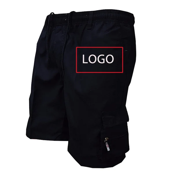 2022 Summer Men's Cargo Shorts Bermuda Cotton High Quality Hot Sale Army Military Multi-pocket Casual Male's Outdoor Short Pants 2 Custom logo