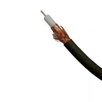 

Bobina Coaxial Polietileno Clase A CU-CU 100 M Negro