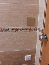 Glass-Switch Wall-Light Crystal Minitiger White 1-Gang Luxury Standard 1-Way EU