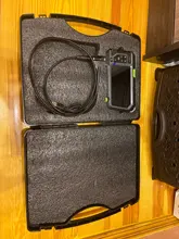 TESLONG NTS500 5,0 Pantalla LCD de 5,5mm de doble lente de la cámara del endoscopio 1080P Videoscopio Digital de cámara de inspección para automóviles boroscopio