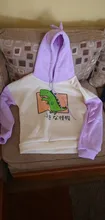 Sudadera con capucha para mujer, de manga larga, con dibujo de dinosaurios, ropa para parte superior femenina, con estampado, casual