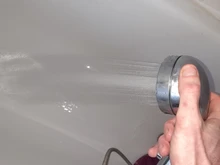 Cabezal de ducha de lluvia de lujo, de mano, anión, alta presión, Gadgets de lluvia para el baño, Ahorrador de agua, cabezal de ducha con encendido/apagado