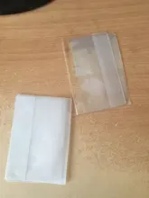 Portatarjetas transparente impermeable de PVC, funda para pasaporte de viaje, resistente al agua, de aluminio, 1 uds.