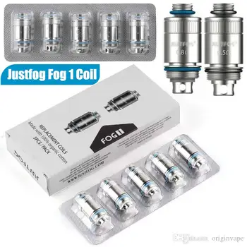 

Resistenza Justfog FOG 1 Kit 0,5 0,8 Coil Ricambio Bobina 5Pz. ORIGINALE