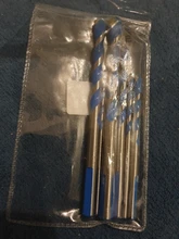 Juego de brocas de vidrio multiusos, accesorio de bricolaje multifuncional de 3 4 5 6 8 10 y 12mm punta triángulo, perfora baldosas de cerámica, ladrillos, hormigón, acero inoxidable, metal o madera 02075