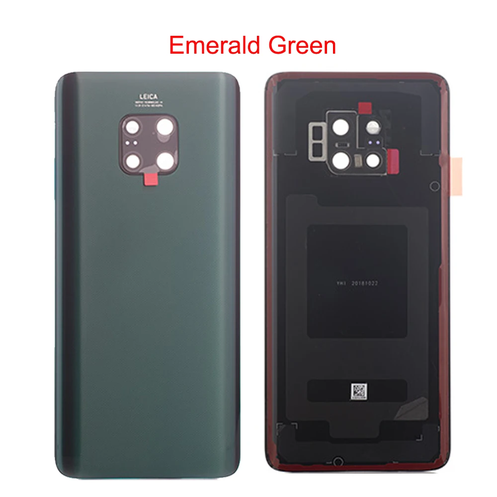 OEM для huawei mate 20 Pro крышка батареи задняя дверь корпус крышка со стеклянным объективом Замена клей камера Стекло Объектив