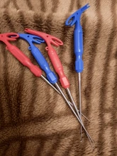 Removedor de anzuelos en forma de bolígrafo, herramienta para atar nudos, 3 en 1, para pesca con mosca, aparejos de pesca