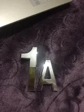 Cartel de número de puerta autoadhesivo 3D, 5cm/7cm, Número de Número, dígitos, para puerta de Hotel, oficina, dirección, calle, pegatinas, placas, carteles