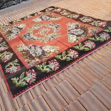 Восточный тканый винтажный цветочный ковер 8'6'' X 10'6''/260x320 см