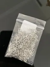 2 metros oro rodio Color pulsera de forma de corazón collar de cadenas de enlace para suministros de fabricación de la joyería DIY arte hecho a mano accesorios