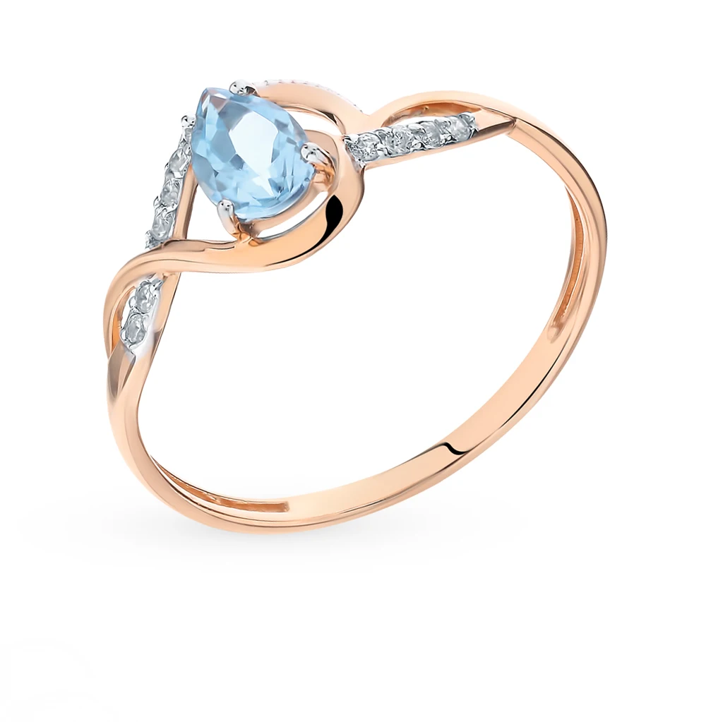 585 кольцо с топазом и фианитами. Кольцо с топазом и фианитами 585. Золотое кольцо с топазами и бриллиантами артикул: 99374. Кольцо с топазом из золота 585. Золотое кольцо с топазом и фианитами 585.