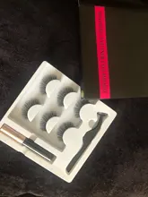 Extensiones de pestañas magnéticas, 3/5 pares de maquillaje, delineador de ojos, rizador de pestañas fácil de poner, pestañas postizas gruesas, regalo