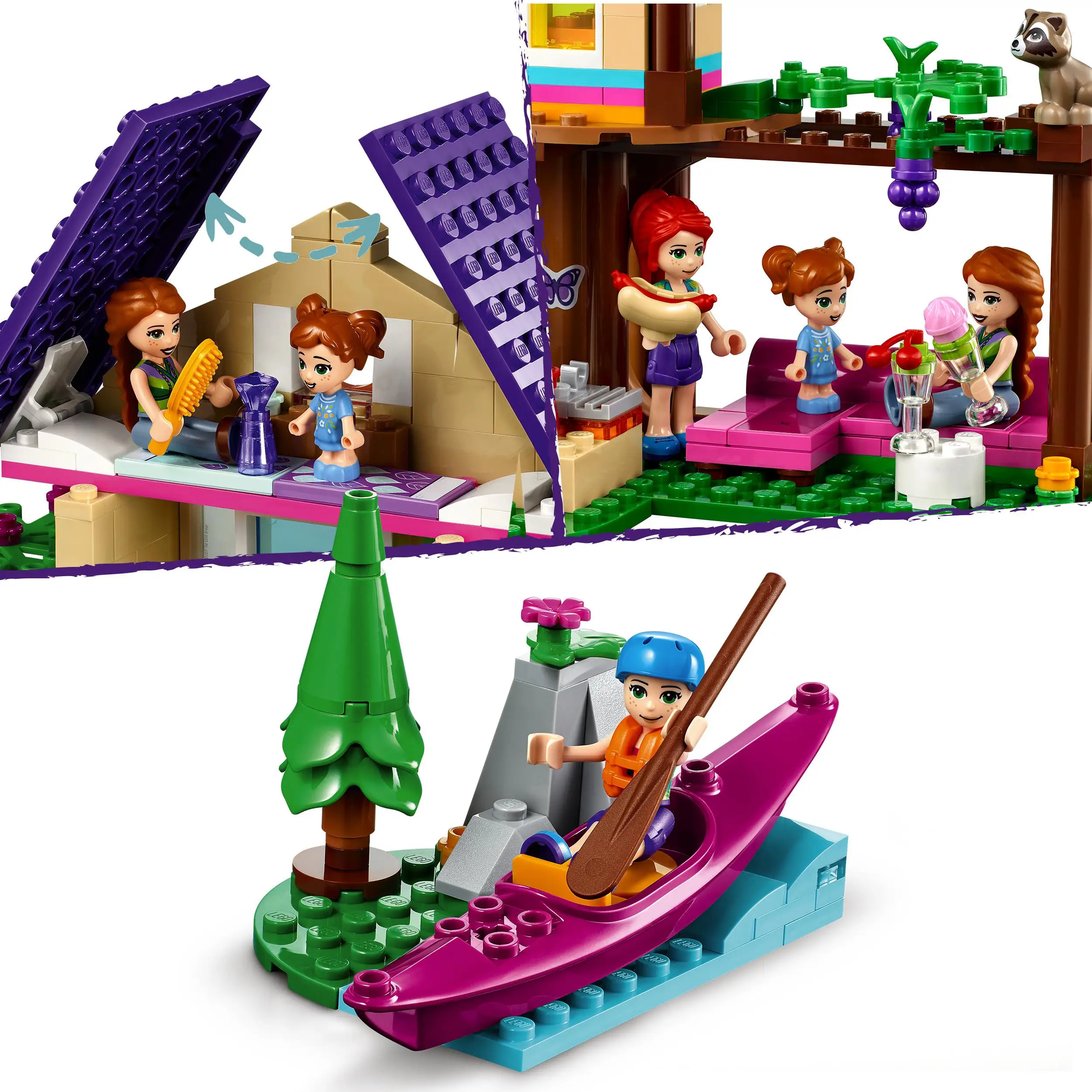 LEGO Forest: Tree House, Construction for Girls and Boys + 6 Years with Mini (41679)
