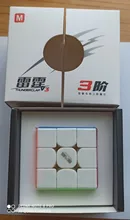 QiYi-cubo mágico sin etiqueta magnético Thunderclap V3 M 3x3x3, rompecabezas profesional, imanes de velocidad, 3x3