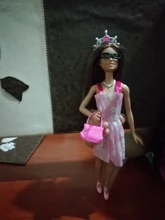 Conjunto de accesorios para muñecas Barbie, accesorios para muñecas Barbie, 32 artículos, 10 vestidos a la moda + 4 gafas + 6 collares + 2 bolsos + 10 zapatos
