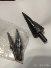 3 unids/set 4-32MM HSS cobalto paso Broca escalonada de nitrógeno de alta velocidad de acero en espiral por Cono de Metal vástago triangular agujero