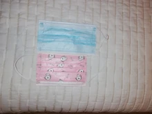Mascarilla desechable con dibujos animados para niños, 3 capas, transpirable, no tejida, gruesa y cálida, con elásticos, 50 Uds.