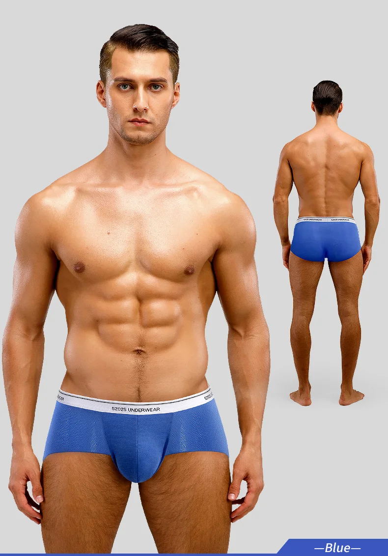 bonds briefs 52025 Men Underwear Briefs Soft Quick-drying Mesh Fabric Light Seamless Breathable Comfy Underpants Men Slips Men Sexy Underwear low rise boxer briefs