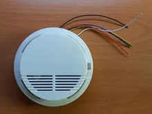 Earykong-Detector de humo con cable, Sensor de humo electrónico para el hogar, antirrobo, GSM/Wifi/otros sistemas de alarma